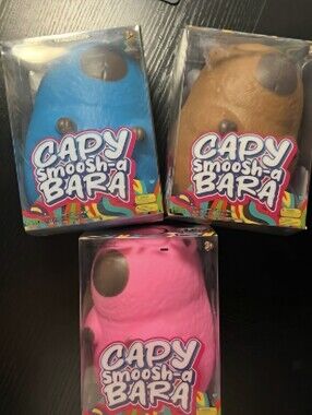 NIB Capy Smoosh-a Bara Lot of 3